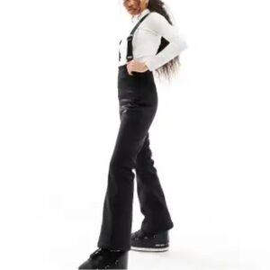 Black Women's Suspender Pants